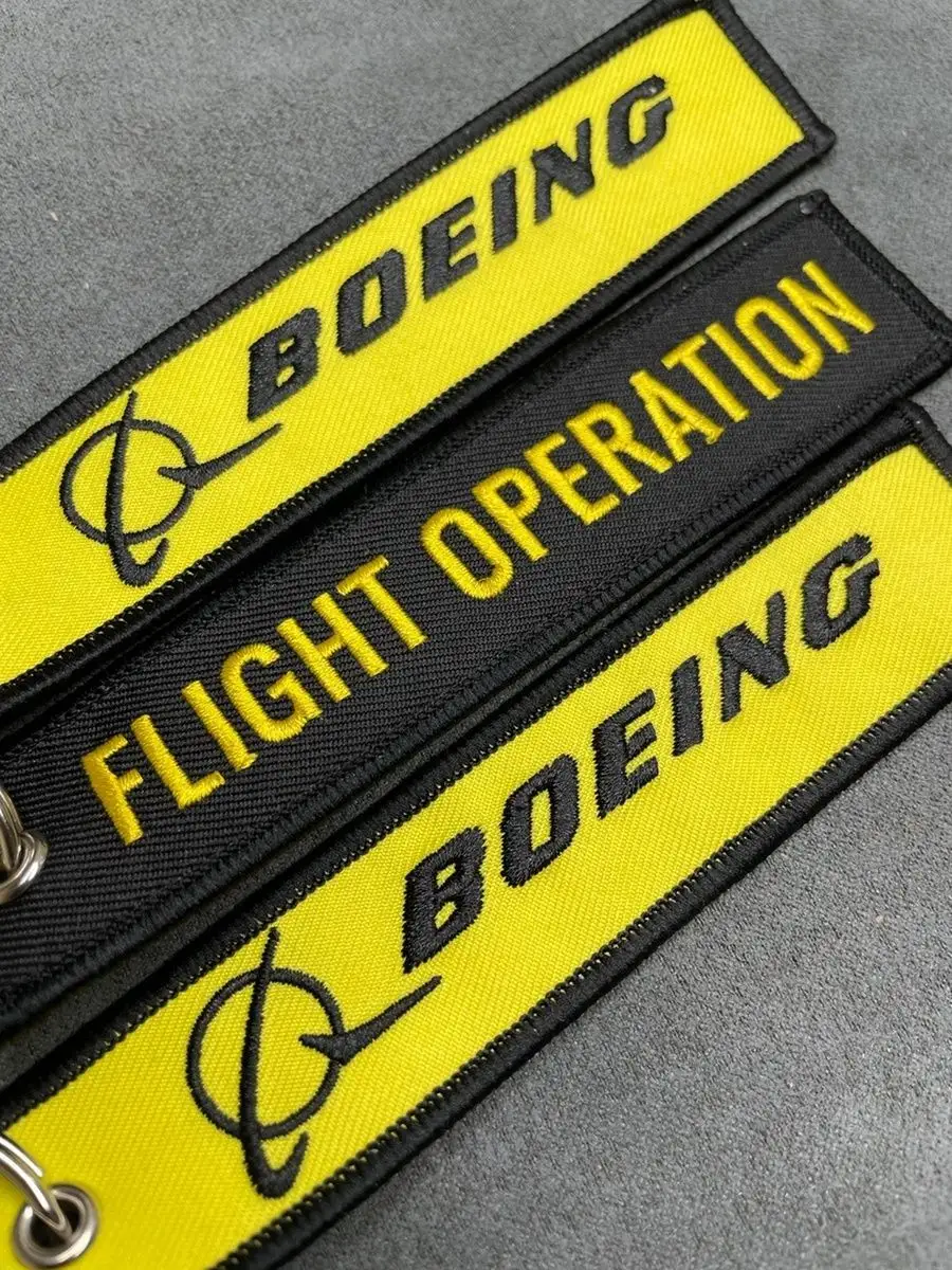 Тканевый брелок ремувка Flight Operation Boeing