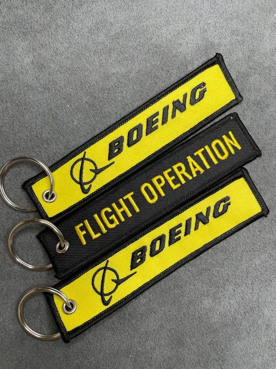 Тканевый брелок ремувка Flight Operation Boeing