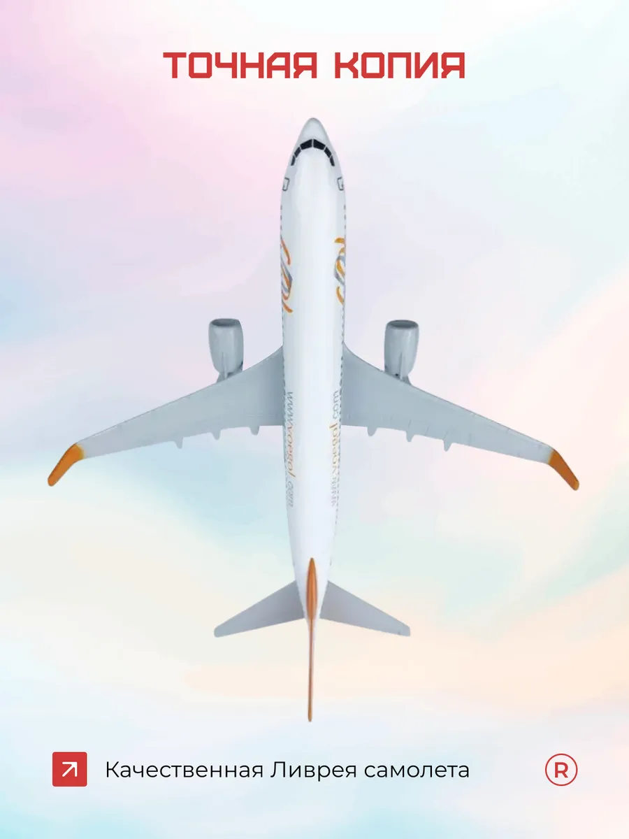 Металлическая модель самолета Boeing 737 Gol Transportes