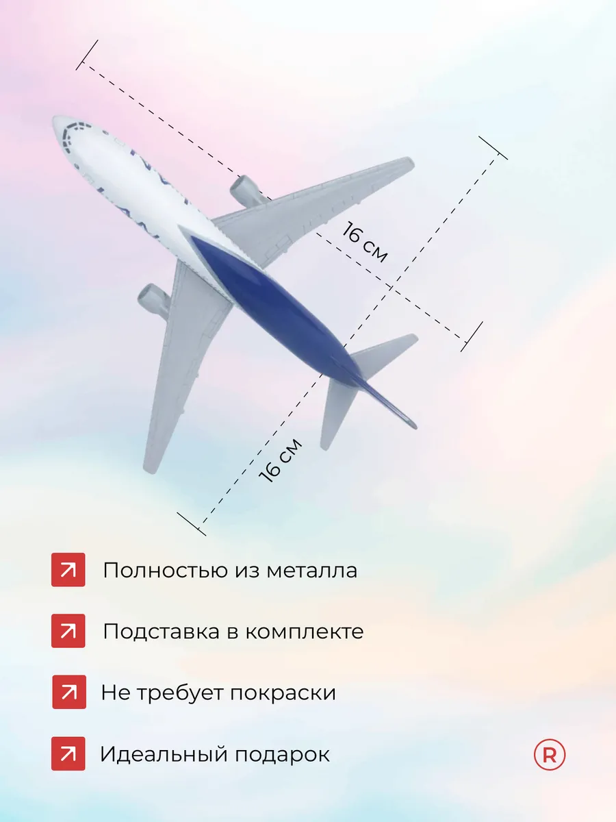 Металлическая модель самолета Boeing 777 LATAM Airlines