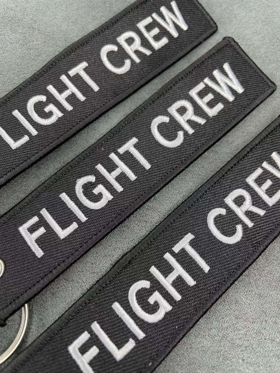 Тканевый брелок ремувка FLIGHT CREW Лётный экипаж