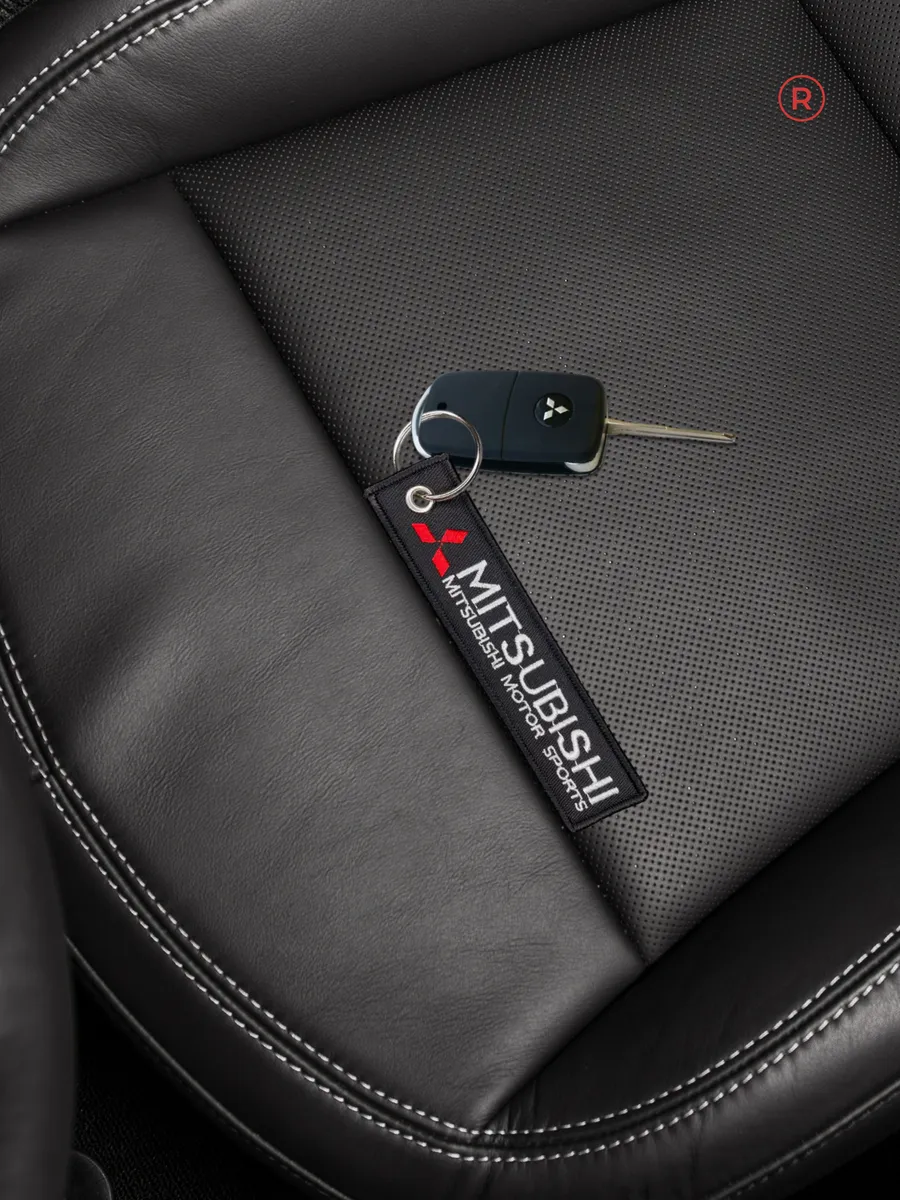 Тканевый брелок ремувка Mitsubishi Мицубиси