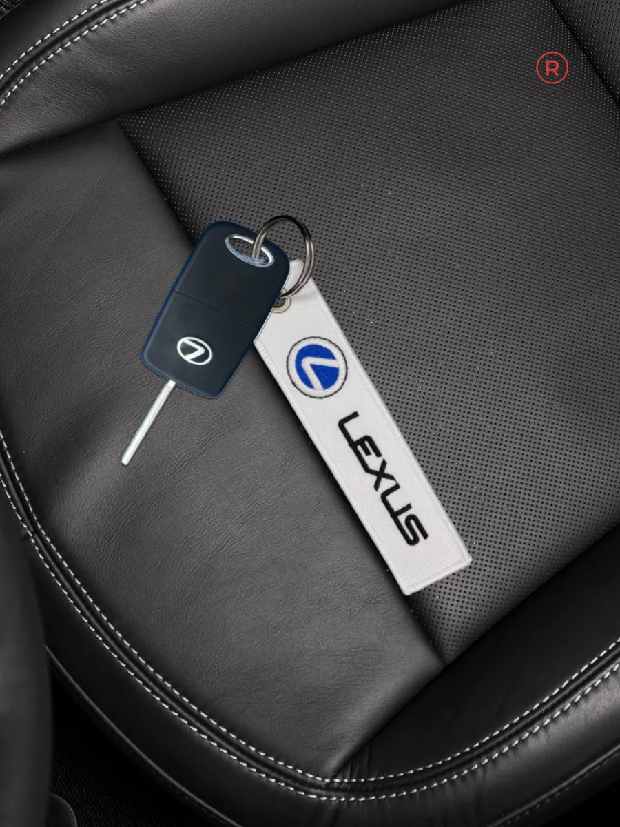 Тканевый брелок ремувка для ключей Lexus Лексус
