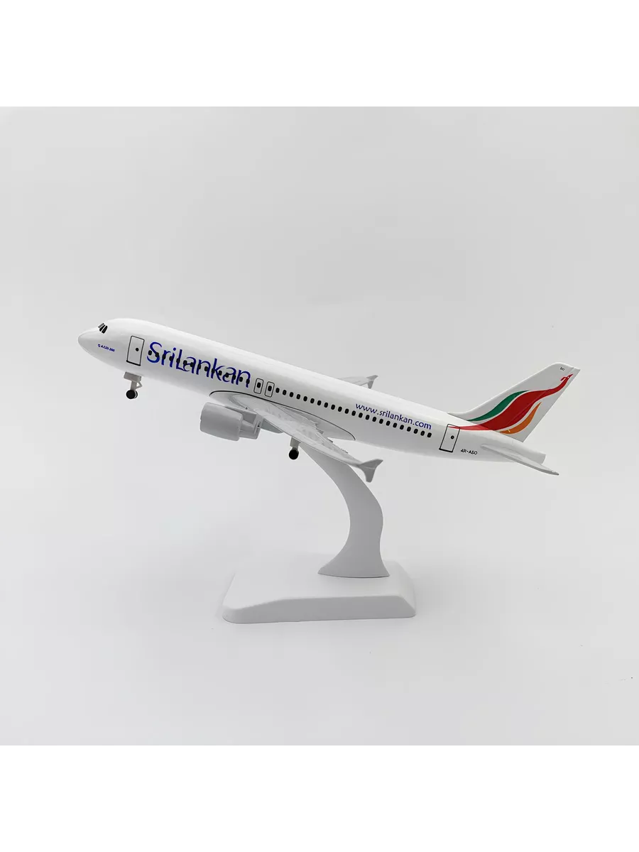 Металлическая модель самолета SriLankan Airbus A 320