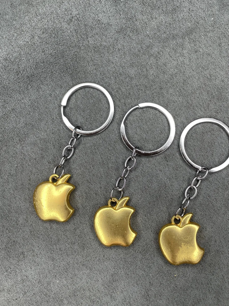 Металлический брелок Apple Яблоко