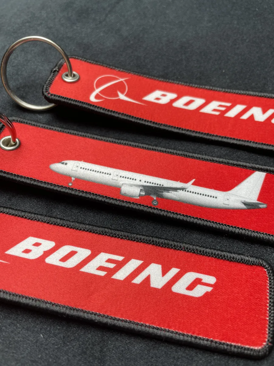 Тканевый брелок ремувка BOEING Боинг