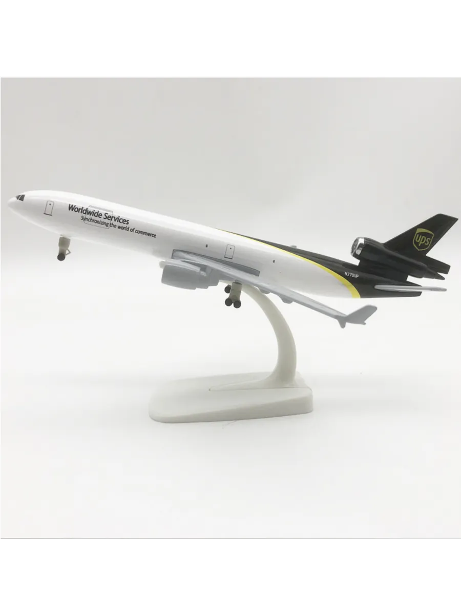 UPS Airlines Металлический самолет 20 см MD-11