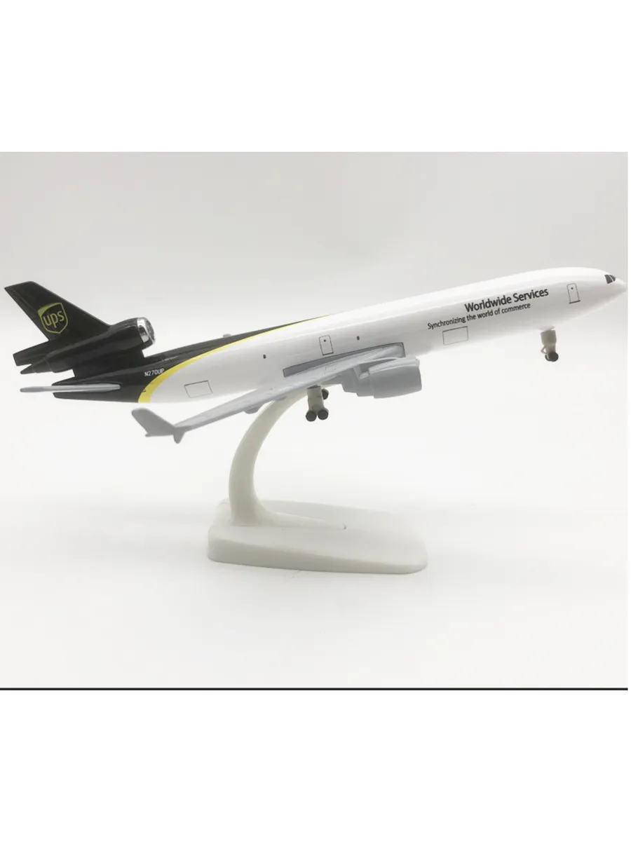 UPS Airlines Металлический самолет 20 см MD-11