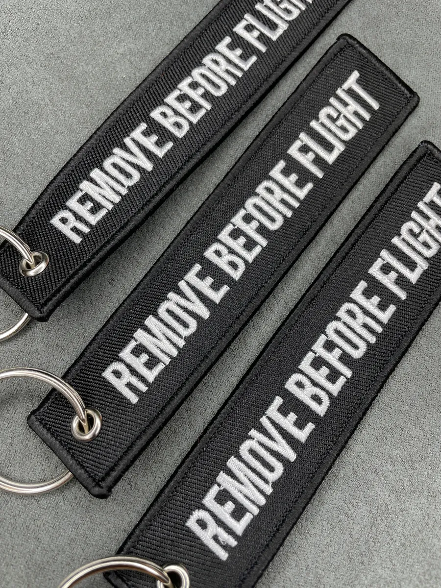 Тканевая ремувка REMOVE BEFORE FLIGHT Изъять Перед полетом
