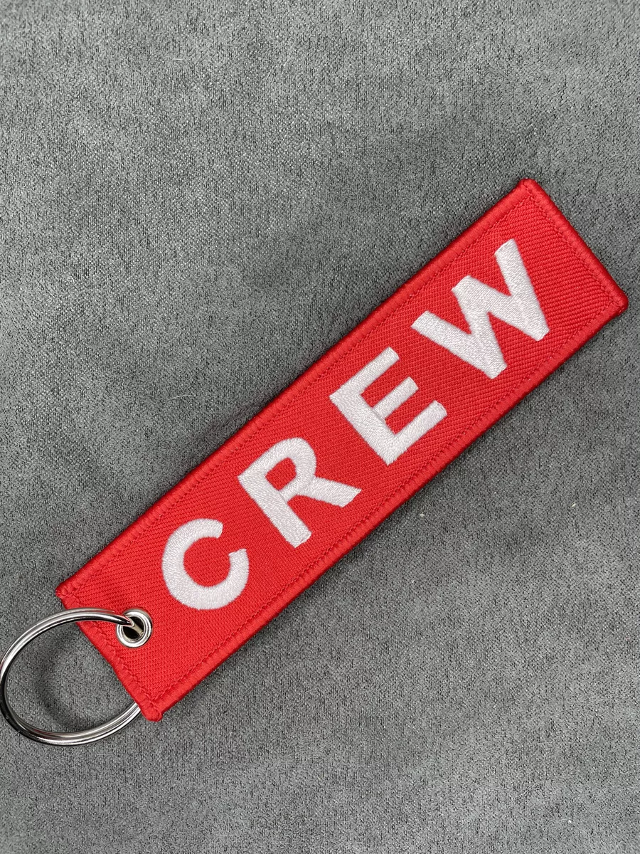 Тканевый брелок ремувка CREW Экипаж