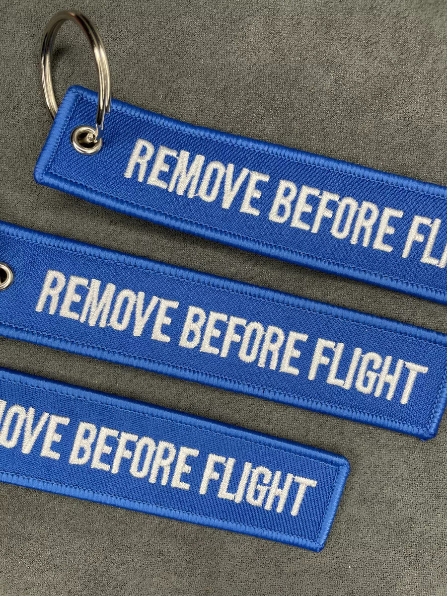 Тканевая ремувка REMOVE BEFORE FLIGHT Изъять Перед полетом
