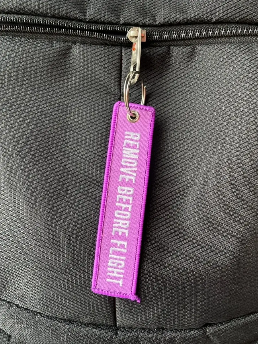 Тканевый брелок REMOVE BEFORE FLIGHT Изъять Перед полетом