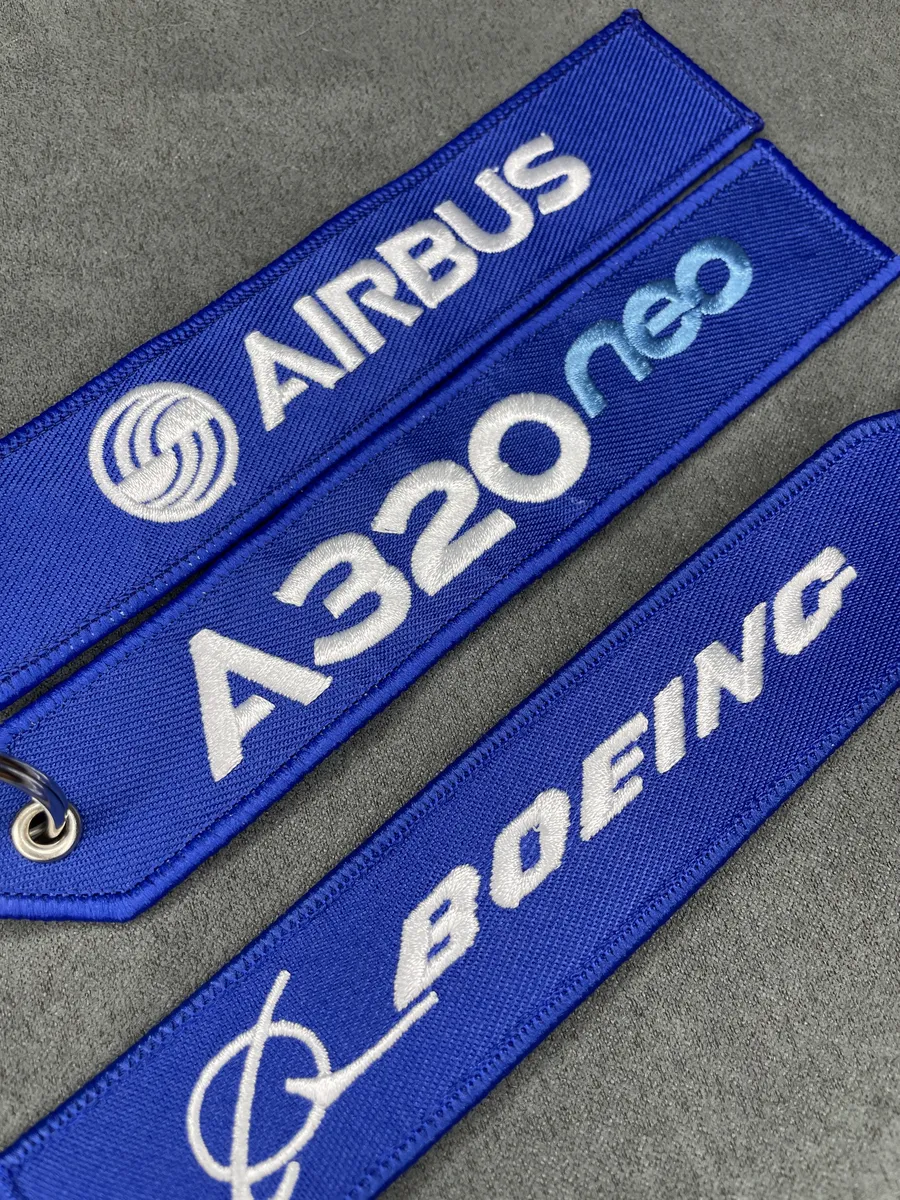 Набор из 2 брелков ремувок Boeing и Airbus